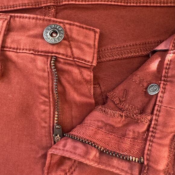 ADRIANO GOLDSCHMIED THE LEGGING ANKLE SUPER SKINNY JEANS‎ IN RED NWT SIZE 24 - Picture 13 of 16